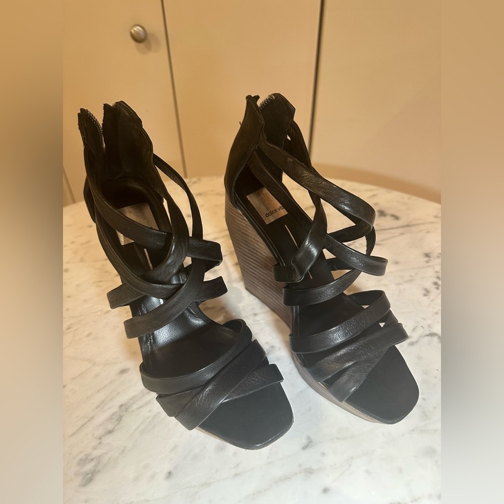 Dolce Vita Hayden leather platform wedges